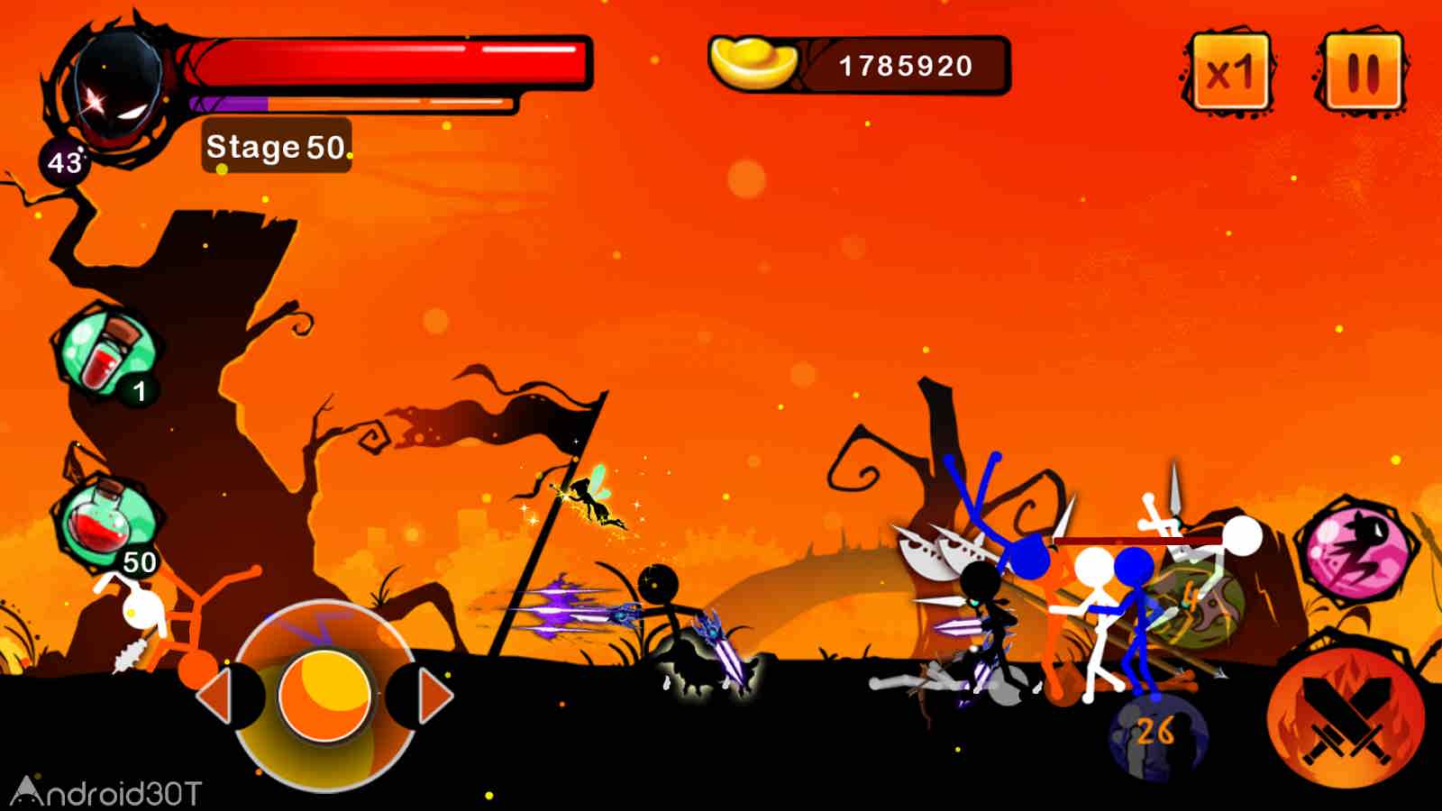 دانلود Stickman Ghost: Ninja Warrior 3.1 – بازی اکشن نینجای مبارز اندروید