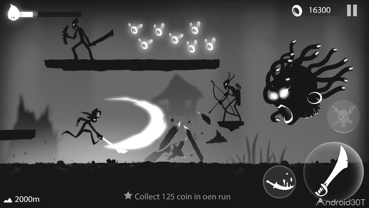 دانلود Stickman Run: Shadow Adventure 1.2.10 – بازی اکشن دوی استیکمن اندروید