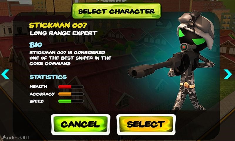 Stickman Sniper Squad 2017 v1.2 – بازی استیکمن اندروید