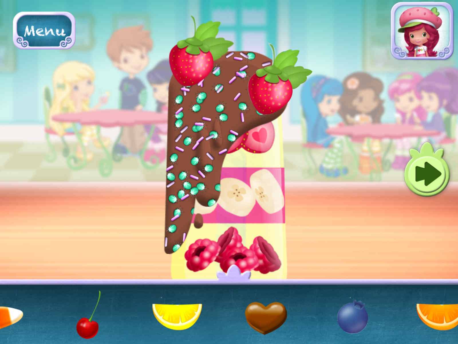دانلود Strawberry Sweet Shop v1.8 – بازی تهیه دسر و غذا برای اندروید
