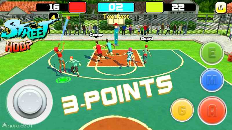 دانلود Street Hoop: Basketball Playoffs 2018 1.0 – بازی ورزشی بسکتبال اندروید