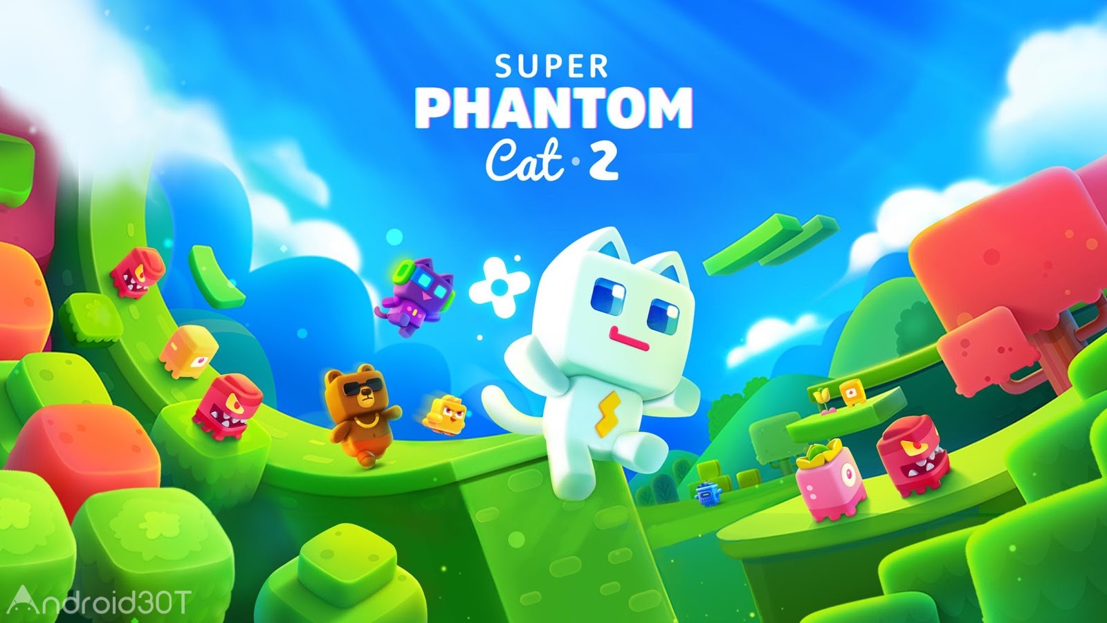 دانلود Super Phantom Cat 2 1.49 – بازی پازلی گربه شبح وار 2 اندروید