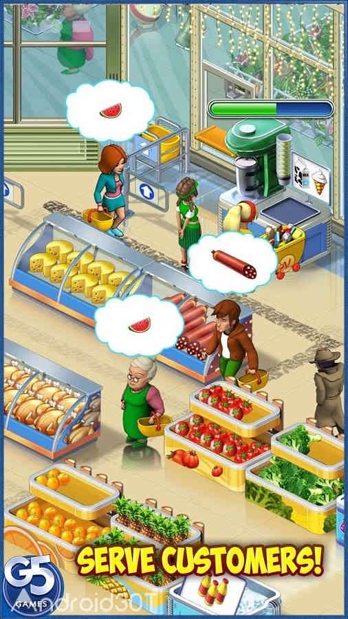 دانلود Supermarket Mania® Journey 3.10.1100 – بازی مدیریتی سوپرمارکت اندروید