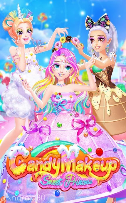 دانلود Sweet Princess Candy Makeup 1.1 – بازی سرگرم کننده دخترانه اندروید