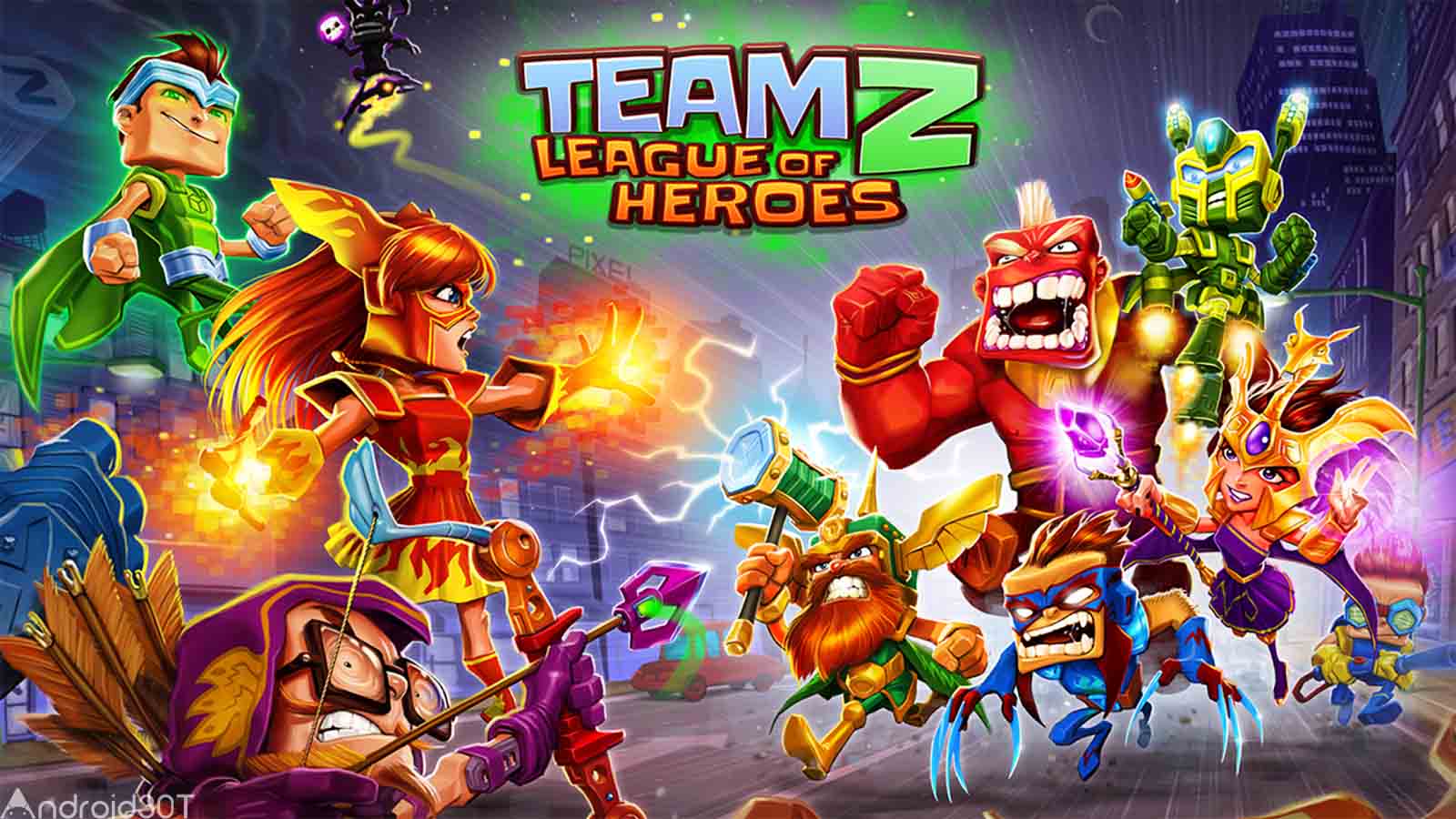دانلود Team Z – League of Heroes 1.6.0 – بازی نقش آفرینی تیم زد اندروید