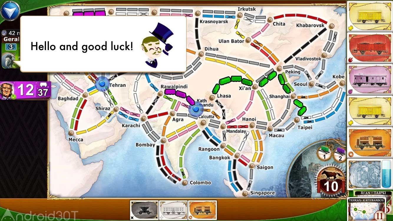 دانلود Ticket to Ride 2.7.4 – بازی جذاب بلیط قطار اندروید