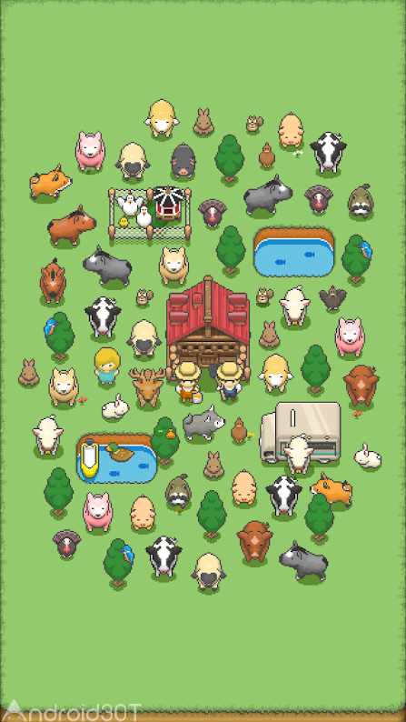 دانلود Tiny Pixel Farm 1.4.11 – بازی مدیریت مزرعه چارخانه ای اندروید
