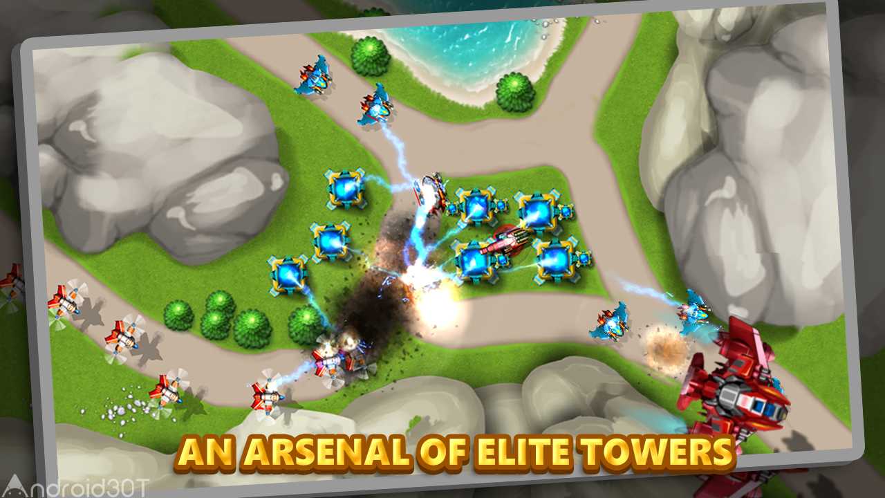 دانلود Tower Defense: Alien War TD 2 v1.2.6 – بازی استراتژیک دفاع از قلعه اندروید