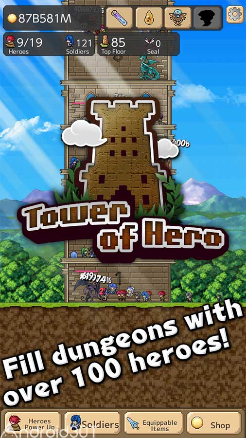 دانلود Tower of Hero 2.0.9 – بازی جذاب برج قهرمان اندروید
