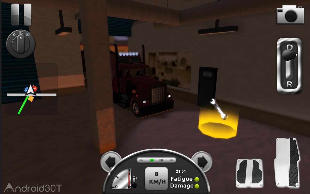 Truck Simulator 3D 2.1 – بازی رانندگی با تریلی اندروید