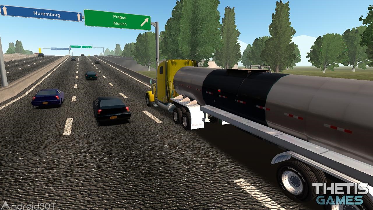 دانلود Truck Simulator Europe 2 HD v1.0.3 – بازی رانندگی با کامیون در اروپا اندروید