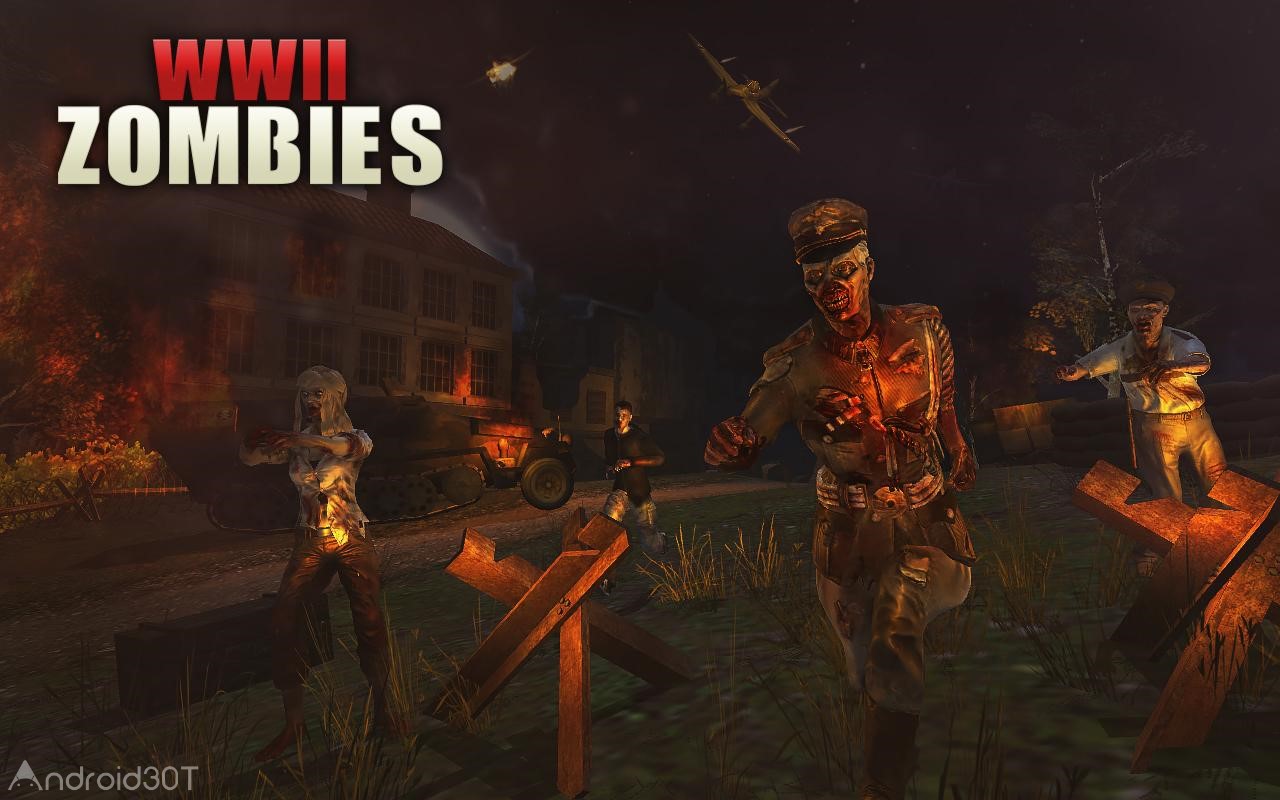 دانلود WWII Zombies Survival – World War Horror Story 1.1.1 – بازی نبرد با زامبی جنگ جهانی دوم اندروید