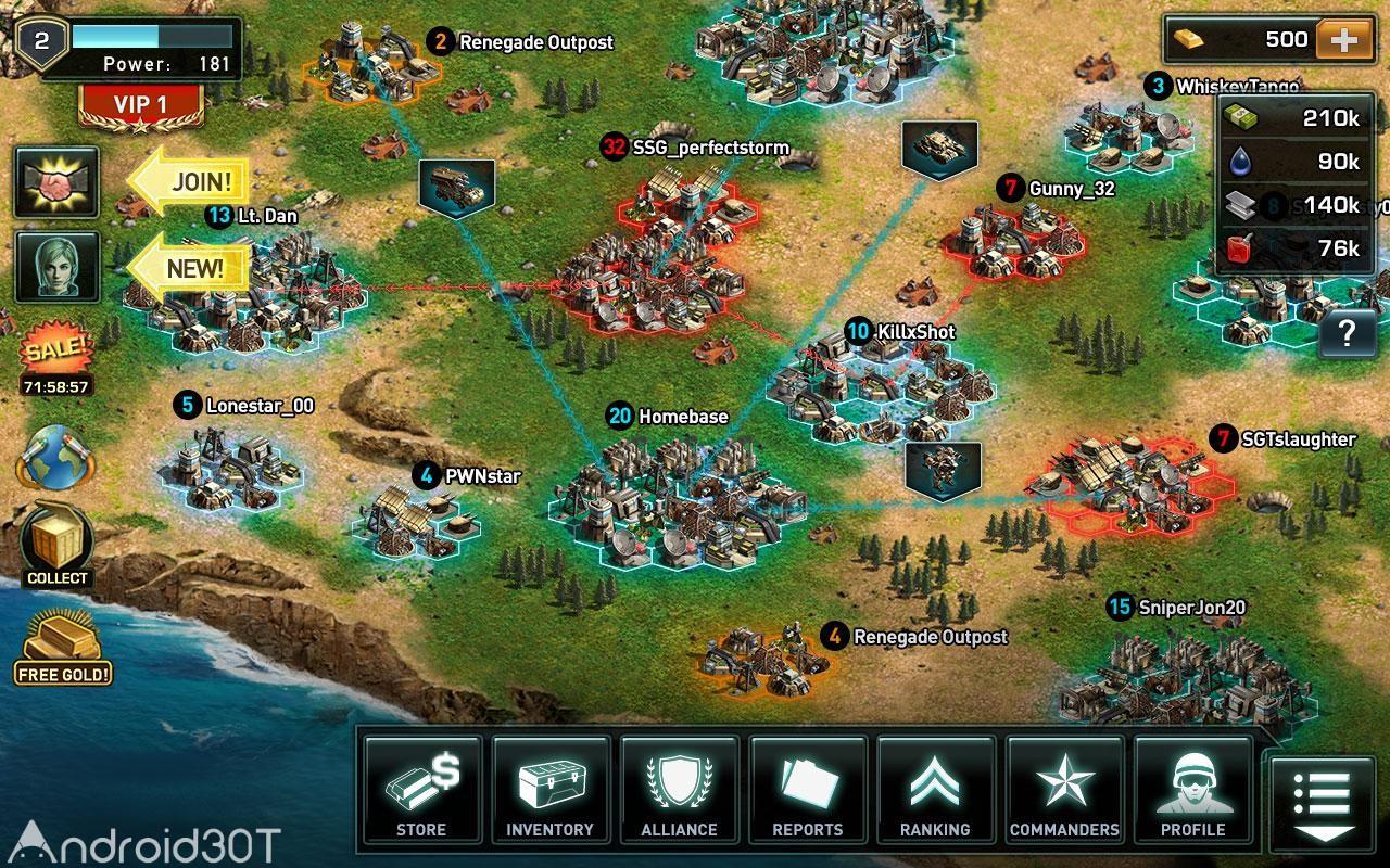 دانلود War of Nations 7.3.9 – بازی زیبای جنگ ملت ها اندروید