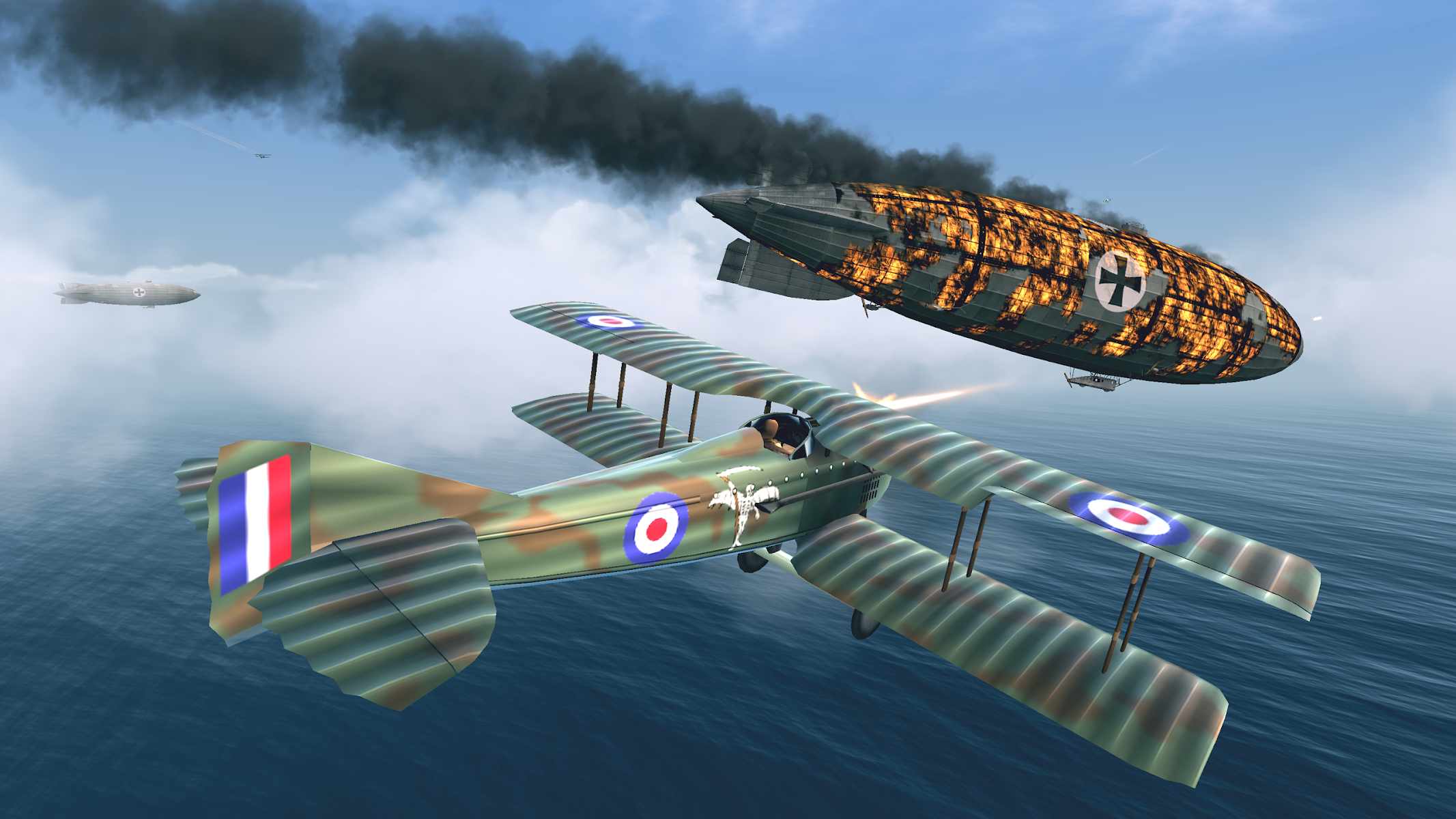 دانلود Warplanes: WW1 Sky Aces 1.3 – بازی اکشن هواپیماهای جنگی اندروید