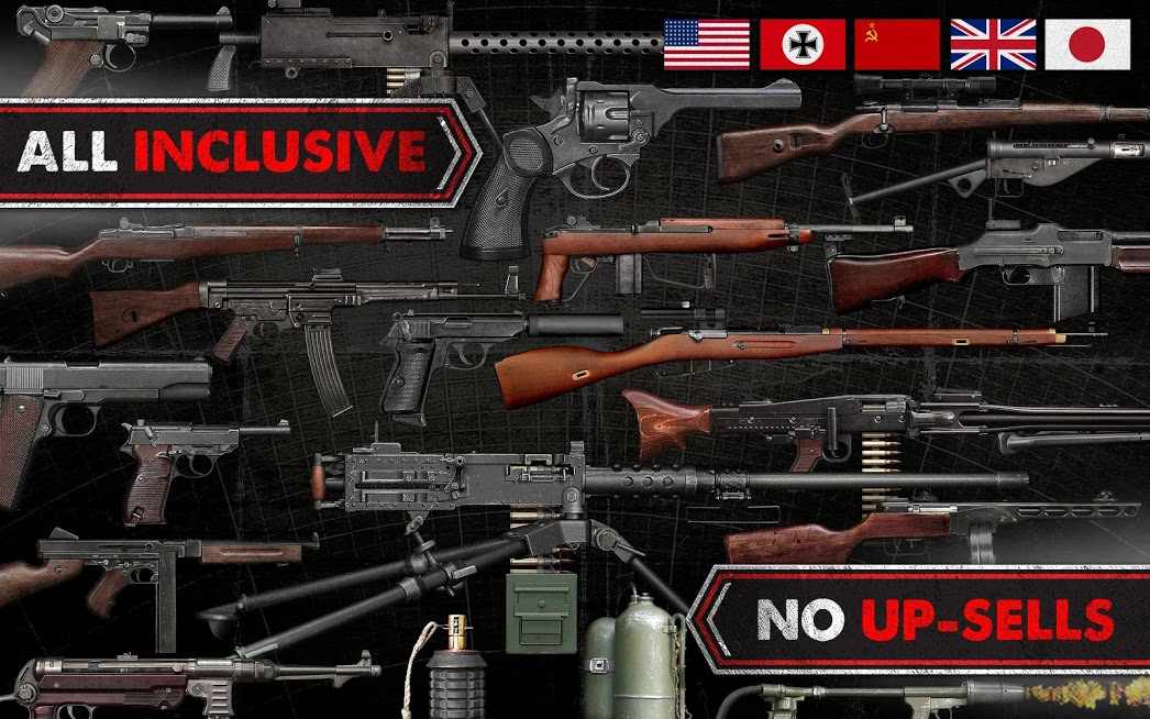 دانلود Weaphones™ WW2: Firearms Sim 2.3.144 – بازی سلاح های جنگ جهانی دوم اندروید