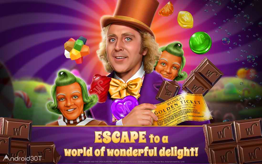 دانلود Willy Wonka’s Sweet Adventure 1.66.2775 – بازی ماجراجویی ویلی اندروید