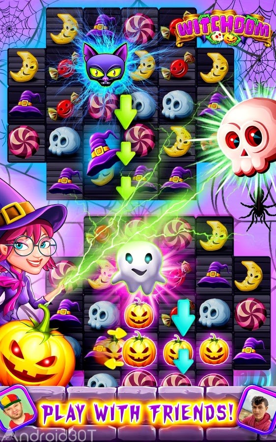 دانلود Witchdom – Candy Match 3 v1.6.3 – بازی پازل و سرگرم کننده جادوگر اندروید