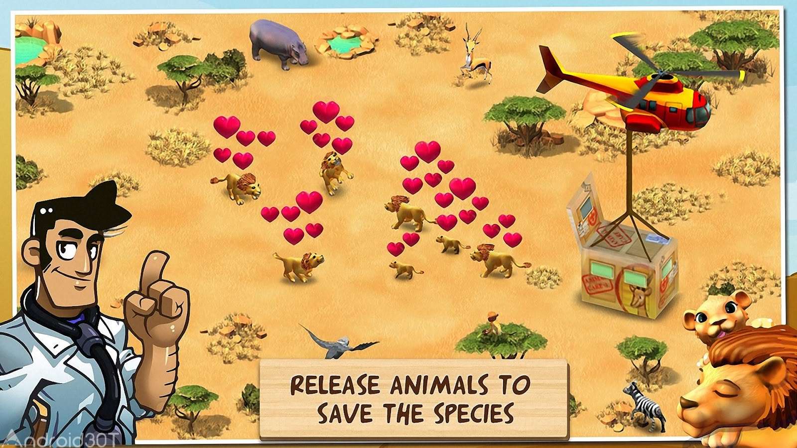 دانلود Wonder Zoo – Animal rescue 2.1.0f – بازی تفننی نجات حیوانات اندروید