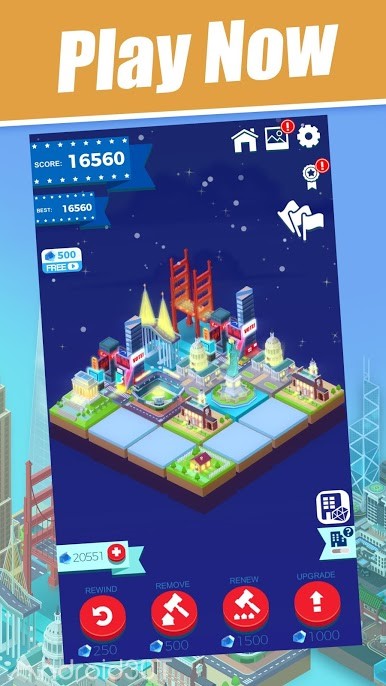 دانلود World Creator – 2048 Puzzle & Battle 4.0.5 – بازی پازلی ساخت جهان اندروید