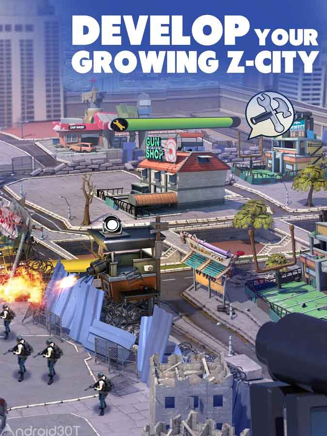 دانلود Z City 1.1.6 – بازی استراتژی شهر زامبی ها اندروید