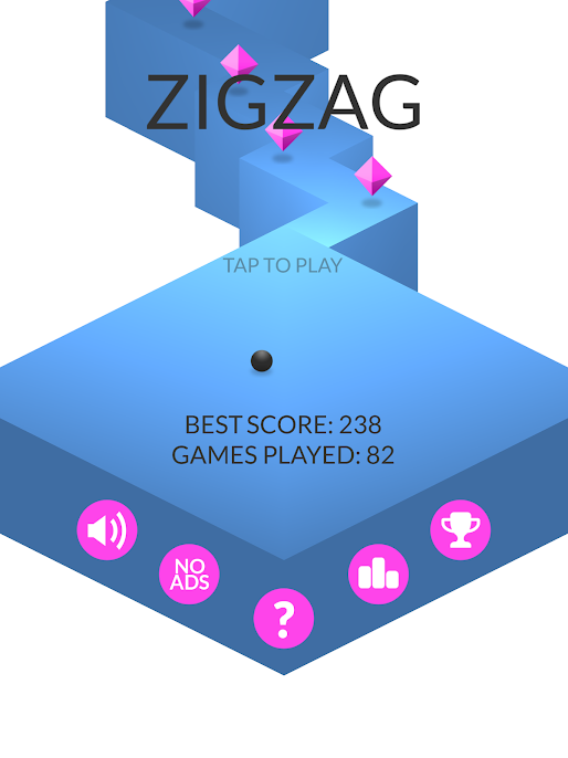 دانلود ZigZag 1.22 – بازی کنترل توپ زیگ زاگ اندروید