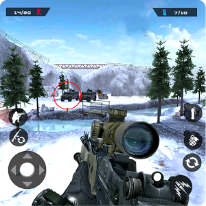 دانلود Winter Mountain Sniper 1.2.1 - بازی تک تیراندازی 2018 اندروید