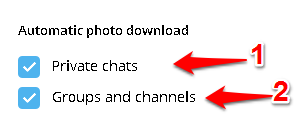 جلوگیری از دانلود اتوماتیک در تلگرام کامپیوتر + تصاویر