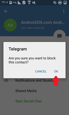 آموزش کامل بلاک کردن مخاطبین در تلگرام + تصاویر