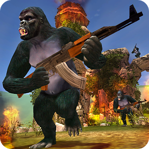 دانلود Apes Hunter – Jungle Survival 1.1.3 – بازی اکشن شکارچی میمون اندروید