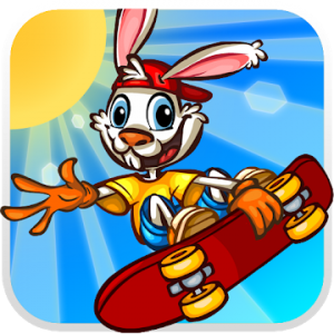 دانلود Bunny Skater 1.7 - بازی جالب خرگوش اسکیت باز اندروید