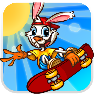 دانلود Bunny Skater 1.7 – بازی جالب خرگوش اسکیت باز اندروید