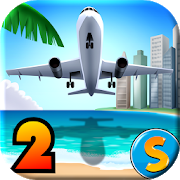 دانلود City Island Airport 2 1.7.0 - بازی شبیه سازی سیتی ایسلند 2 اندروید