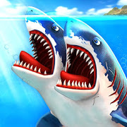 دانلود Double Head Shark Attack Multiplayer 4.7 - بازی نبرد کوسه ها برای اندروید