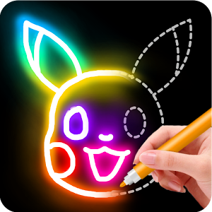 دانلود Learn to Draw Glow Cartoon 1.0.15 - بازی نقاشی برای اندروید