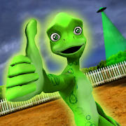 دانلود Scary Green Grandpa Alien 1.3 - بازی بیگانه سبز ترسناک اندروید