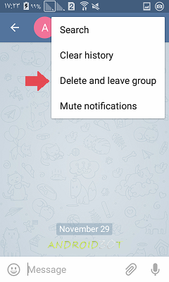 آموزش ترک گروه در تلگرام Telegram + تصاویر