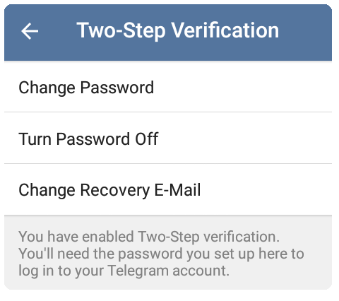 ایجاد رمز دوم تلگرام برای ارتقای امنیت + تصاویر