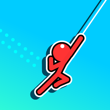 دانلود Stickman Hook 9.4.70 – بازی رقابتی جالب آدمک بندباز اندروید