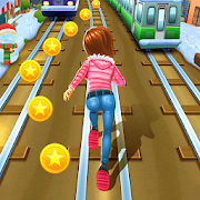 دانلود Subway Princess Runner v4.2.3 - بازی دوندگی در مترو برای اندروید