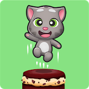 دانلود Talking Tom Cake Jump 1.2.6.331 - بازی پرش از کیک تاکینگ تام اندروید