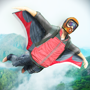 دانلود WingSuit Simulator 3D 5.5 - بازی جذاب پرواز با لباس پرنده اندروید