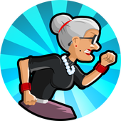 دانلود Angry Gran Run - Running Game 2.23.0 - بازی مادربزرگ عصبانی اندروید
