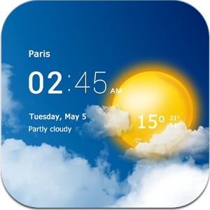 دانلود Transparent clock weather Pro 6.79.3 – تشخیص آب و هوا برای اندروید